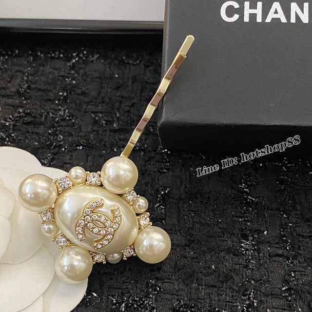 Chanel專櫃新款飾品 香奈兒經典熱銷款金屬髮夾 zgb2348